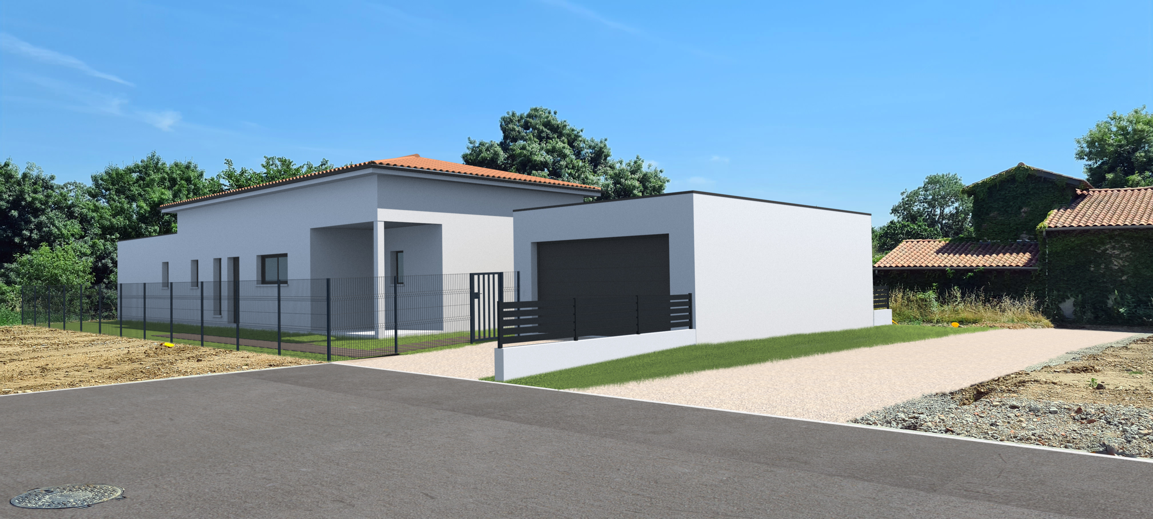 Photomontage Clôture